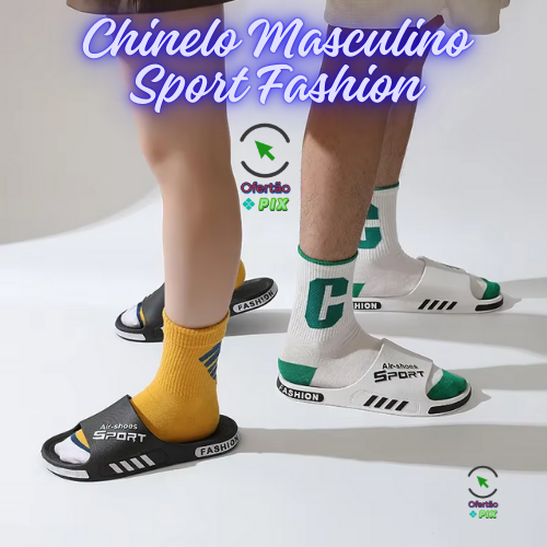 Chinelo Masculino Sport Fashion