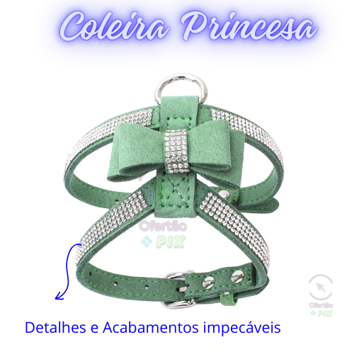 Coleira Princesa - Coleira Realeza