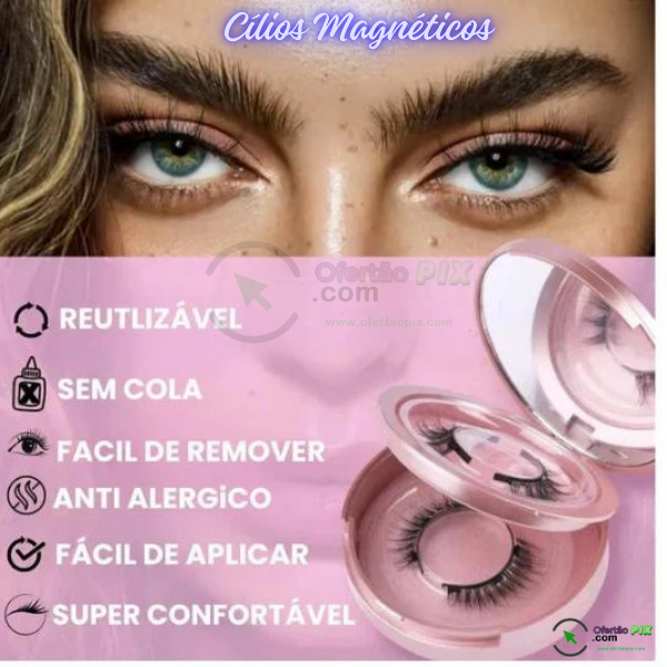 Cílios Magnéticos Glamour -  Olhos Glamour