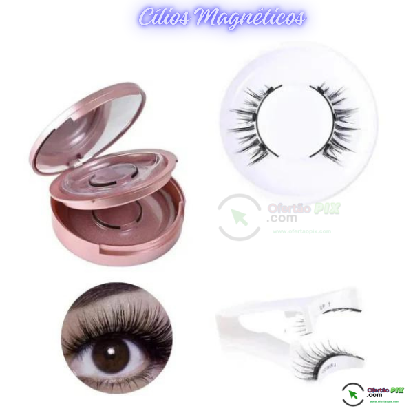 Cílios Magnéticos Glamour -  Olhos Glamour