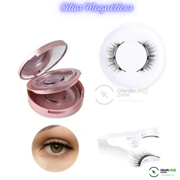 Cílios Magnéticos Glamour -  Olhos Glamour