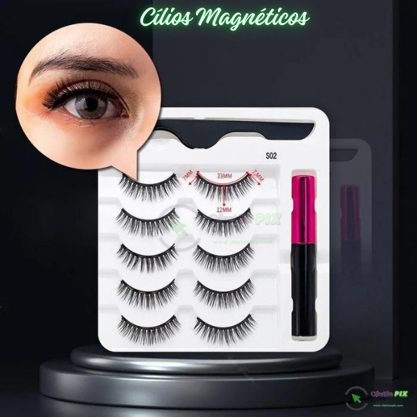 Cílios Magnéticos Glamour -  Olhos Glamour