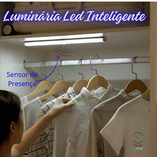 Luminária Inteligente Led com Sensor de Movimento FQ LED