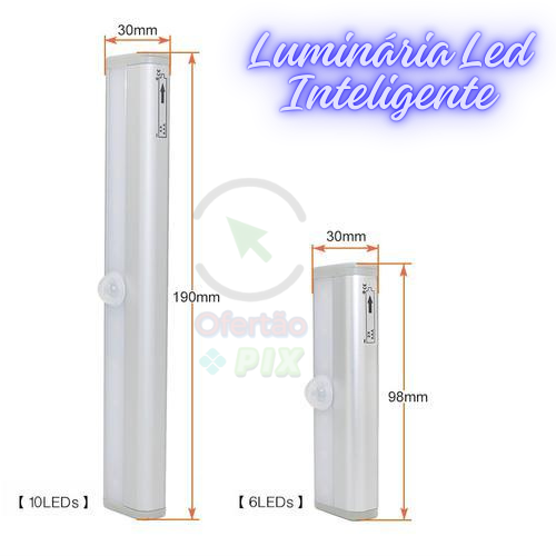 Luminária Inteligente Led com Sensor de Movimento FQ LED