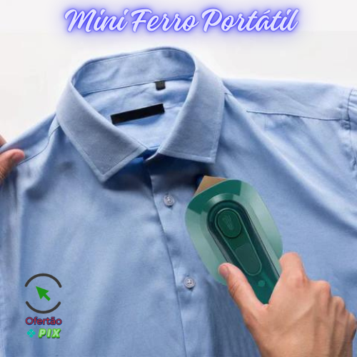 Mini Ferro de Passar Roupa Portátil