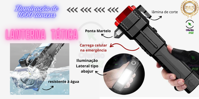 Lanterna Tática Militar Storm