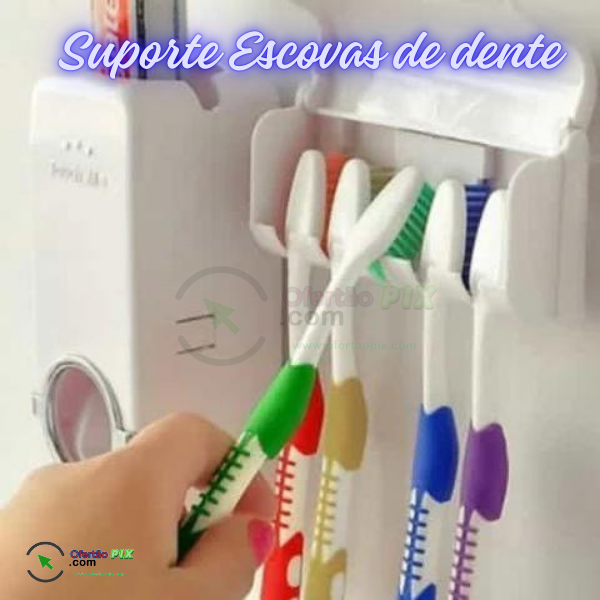 Suporte Para Escovas Dispenser Max