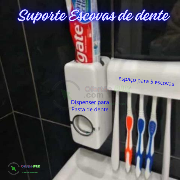 Suporte Para Escovas Dispenser Max