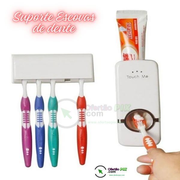 Suporte Para Escovas Dispenser Max