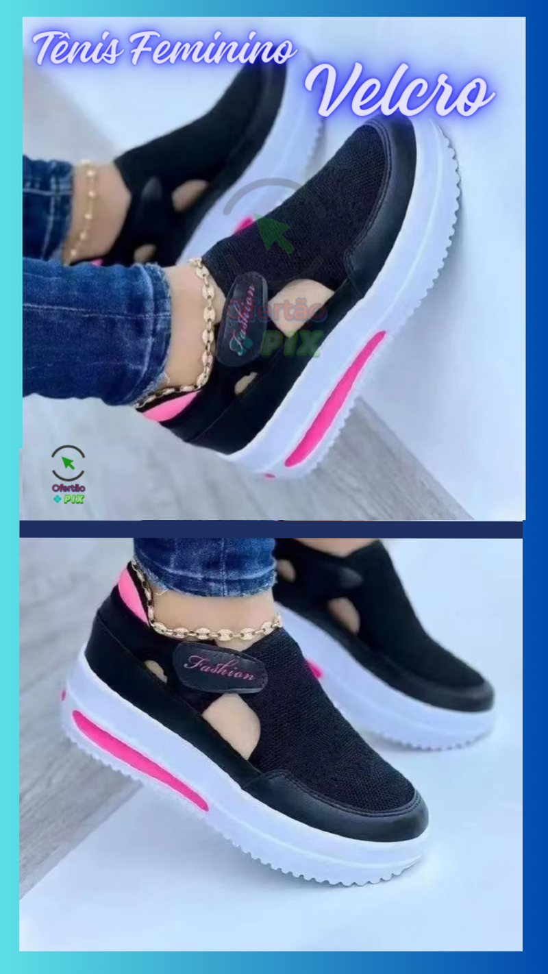 Tênis Feminino Velcro - TEV