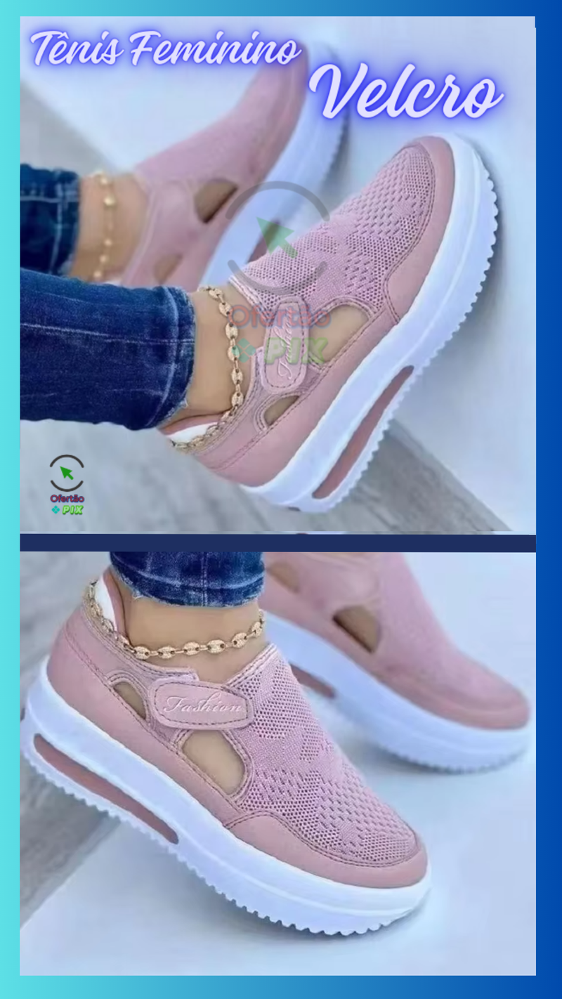 Tênis Feminino Velcro - TEV